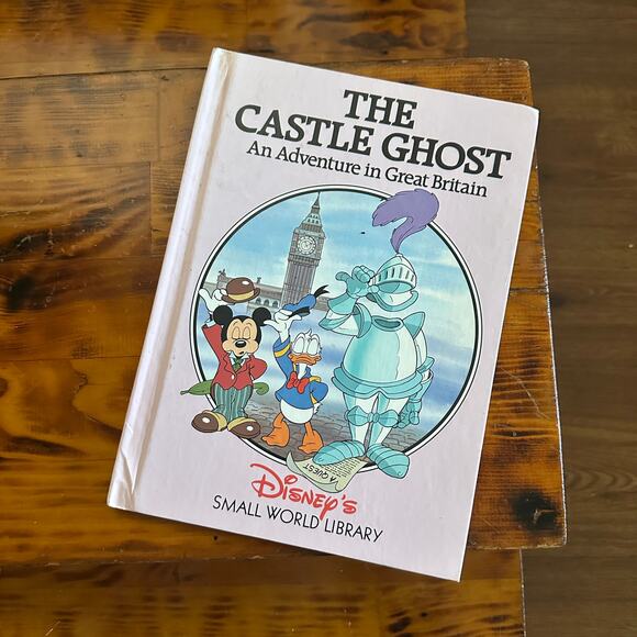 Vintage Disney The Castle Ghost An Adventure In Great Britain Hardcover Book - Picture 1 of 11